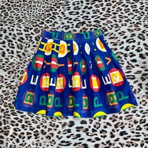 Y2K Denim pleated Skirt